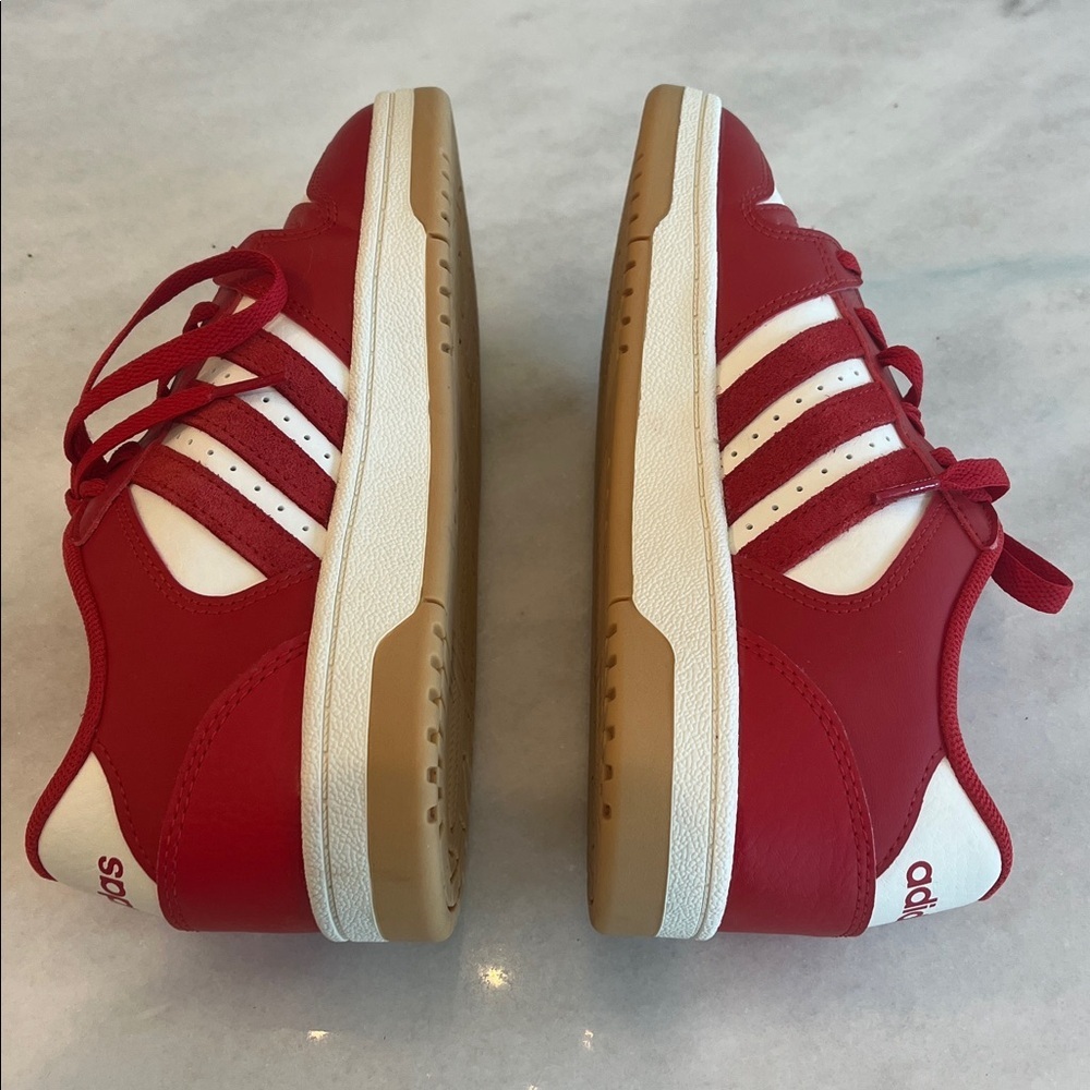 Adidas Like-New Break Start ‘Red Cloud White Gum’ Low Top Sneakers M 5/ W 6.5 - Picture 7 of 11